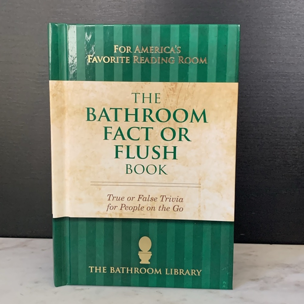 The Bathroom Fact of Flushing Hardcover Book - Picture 2 of 8